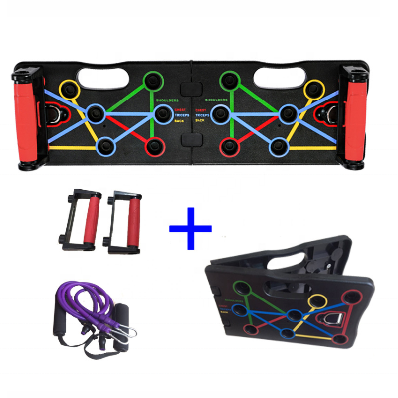 Доска пуш-ап для тренировок фитнеса, с резиновым шнуром, аксессуары для фитнеса 2021