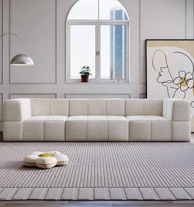 Professionale moderno anello nordico Bubble Beige bouclé divano Set 3-4 posti durevole soggiorno divano Interior <span class=keywords><strong>Design</strong></span> mobili - Product Image 4