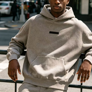 Sudadera con capucha <span class=keywords><strong>Fear</strong></span> para hombre, de algodón 100% de alto gramaje, cuello alto, personalizada, estilo streetwear, para hombre, God - Product Image 5