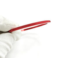 High-Accuracy Metal Circle Parts Cnc Turning Red Anodize Machining Services Shiny Polish Jar 6061aluminum Computer-controlled