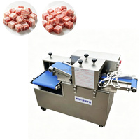 Machine à découper la viande en cubes au prix le plus bas, machine à couper la viande de poulet et de chèvre, machine à découper la viande en morceaux, coupe-viande automatique