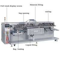 RUNLI Automatische Hochgeschwindigkeits-Abfüllmaschine für Flüssigkeiten, Soßen, Reinigungsmittel und Säfte in Beuteln für Lebensmittel, Snacks und Kunststoff-Horizontal-PFS-Maschinen