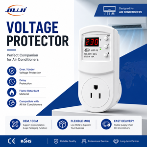 JIUJI 3200W 15A Prise de protection pour climatiseur avec <span class=keywords><strong>disjoncteur</strong></span> de surtension et protection contre les surtensions et les surintensités - Product Image 1