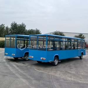 Zhenda Hot Sale Blue 23-Seat Electric Sightseeing Bus with <b>Battery</b> Group Multi-Passenger Capacity Electric Vehicles - Product Image 5