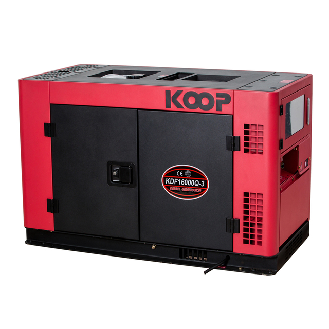 Koop KDF16000Q Two Cylinder diesel Engine 15KVA 12KW Generator Emergency Power Three Phase