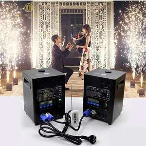 Máquina de humo DMX para interiores, efectos especiales, luz de llama para escenario, máquina de fuegos artificiales de cascada, máquina de chispa fría, venta al por mayor