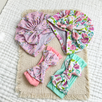 Bandeau pour bébé en tissu nylon doux et confortable avec nœud extensible