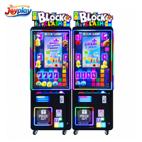 Joyplay Machine de jeu d'arcade commerciale à blocs tombants, machine à récompenses, machine de jeu de récompense par compétences, machine de jeu de superposition de briques
