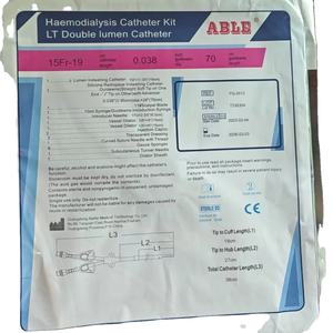 Mümkün uzun vadeli hemodiyaliz kateter çift lümen kalıcı hemodiyaliz kateter diyaliz boru - Product Image 2