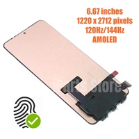 Écran de remplacement IParts pour Xiaomi Redmi K50 Ultra 5G Extreme Edition 22081212C AMOLED avec écran tactile et châssis assemblé OEM