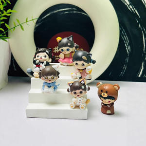 TNTSPACE Mignon Mini PVC fait à la main Zoraa Meow Cat Yan She Play Ornaments Change Baby Doll Gift - Product Image 1