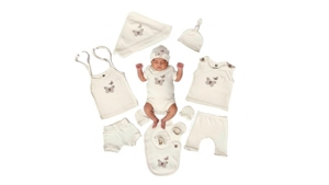 Conjunto de Mamelucos de Primera Calidad para Bebés Recién Nacidos, Mamelucos de Lino y Algodón a Rayas, Transpirables, para Bebés Pequeños - Product Image 4