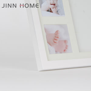 Première année nouveau-né bébé Handprint <span class=keywords><strong>Kit</strong></span> 4 couleurs impression lumière argile bébé cadeau cadre photo avec <span class=keywords><strong>peinture</strong></span> Surface souvenir cadre - Product Image 3