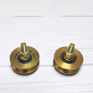 Schiebetür-Möbelrollen, Schwerlast-Zinkbeschichtete Rollen für Schiebetore, V-Nut-Rollen für Zaun/Tor - Product Image 3