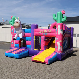 GMY Inflatables Alpaca gonflable coloré, structures gonflables pour sauts, articles de location pour événements, équipements de terrain de jeux, intérieur - Product Image 3