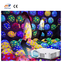 Jeux de projection interactifs pour enfants jeux de saut de sphère rebondissante rotative pour enfants jeux de projection de sol muraux interactifs