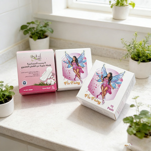 Assorbenti Igienici Personalizzati per la Cura Femminile, Assorbenti Usa e Getta con Chiusura a Zip e Logo, in Cotone Organico per Adolescenti - Product Image 1