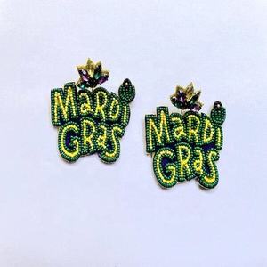 Pendientes colgantes bordados con cuentas artesanales únicos de alta calidad para mujeres y niñas, joyería elegante, accesorios de moda - Product Image 6