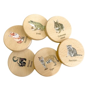 Jouets éducatifs en bois de hêtre pour bébés de 2 à 4 ans, <span class=keywords><strong>Montessori</strong></span>, empreintes d'animaux, colorés, Leader Joy, vente chaude - Product Image 5