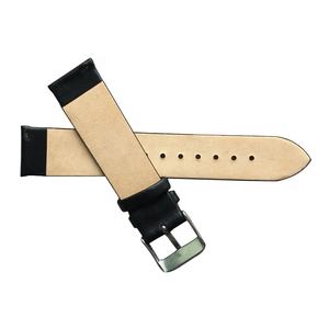 Correa de reloj de cuero genuino de alta calidad, personalizada, OEM, buena, intercambiable, liberación rápida, plana, suave, nappa, sin costuras - Product Image 3