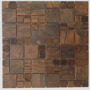 Foshan della presa di fabbrica di <span class=keywords><strong>rame</strong></span> antico del metallo mattonelle di mosaico della parete - Product Image 2