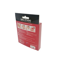 Vente chaude Logo personnalisé Appuyez sur la boîte d'emballage des ongles pour salon de beauté Faux ongles Boîte d'emballage