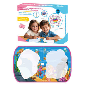 Educación Temprana Niños Creativos Reutilizables Juguetes de Dibujo de Agua Dibujos Animados Estilo Sirena Lienzo de Agua Mágico Con Pincel - Product Image 2