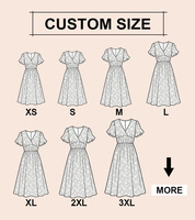 Robe longue élégante sur mesure pour femme, coupe ajustée, taille empire, imprimé floral, style bohème, pour la plage ou les vacances d'été