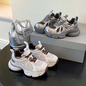 Baskets Chunky Décontractées pour Femmes, Respirantes, à Plateforme Printanière, Chaussures de Course Tendance avec Semelle Intérieure en EVA – Vente en Gros - Product Image 3