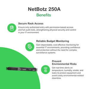 Montage en rack, appareil de sécurité et d'environnementalisation, NetBotz, 250A NBRK0250A - Product Image 4