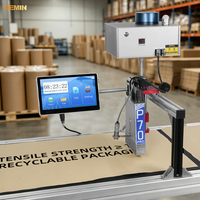 Imprimante jet d'encre semi-automatique à base d'huile DEMIN P70 Pro, vitesse élevée de 100 m/min, résolution 360 dpi, design compact de 30 cm pour l'industrie