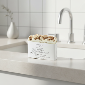 Jabón Facial Exfoliante Artesanal de Primera Calidad con Aceite de Oliva, 120g, para Piel Grasa/Combinada, Venta al Por Mayor - Product Image 5