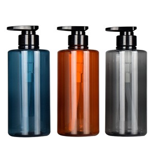 Bouteilles en plastique PET vides de luxe écologiques de 300ml d'épaisseur pour le shampooing, le revitalisant et le lavage du corps. - Product Image 4