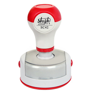 Sello <span class=keywords><strong>de</strong></span> Espuma Doble <span class=keywords><strong>de</strong></span> Alta Calidad SC Redondo <span class=keywords><strong>de</strong></span> 40 mm, 42 mm, 45 mm con Mango para Oficina y Escuela - Product Image 3