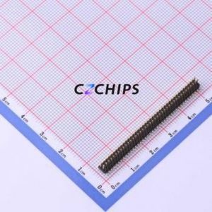 X1321WVS-2x39J-C40D53 Pin Header SMD,P=1.27mm Connector ( Pin Structure: 2x39P )( Pitch: 1.27mm )( Row Spacing: 1.27mm ) - Product Image 1