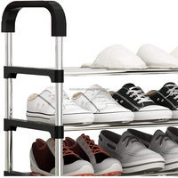 Étagère à chaussures, placard à chaussures, en fer, moins cher