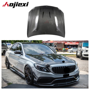 ฝากระโปรงหน้าคาร์บอนไฟเบอร์ทรง 507 AMG สำหรับ Mercedes Benz W205 C Class C300 C43 Coupe ปี 2015-2019 ชุดแต่งฝาครอบเครื่องยนต์ - Product Image 1