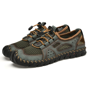 Nouvelles sandales et chaussures de plage en cuir pour homme, idéales pour la pêche et les sports de plein air estivaux, parfaites pour la marche aquatique. - Product Image 3