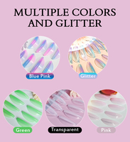 Alat Lifting Bulu Mata Private Label L/C Curl Lash Lift Shields, Bantalan Silikon untuk Perm Bulu Mata, Bantalan Silikon Lash Lifting, Batang Lifting Bulu Mata Berkilau yang Dapat Digunakan Kembali