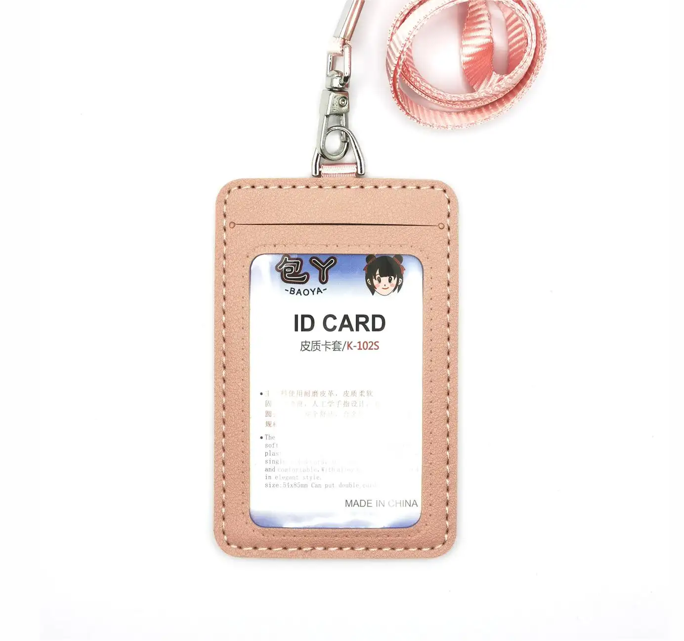 Iş rozeti iş kordon ile kart tutucu kadın erkek cüzdan para kartı kayışı öğrenci otobüs kartı fermuarlı çantalar