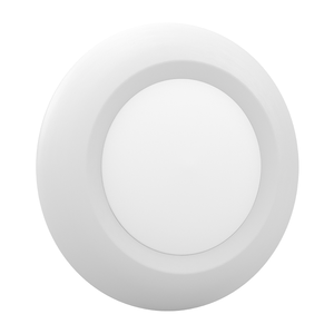 Plafonnier LED <span class=keywords><strong>KOOMAN</strong></span> moderne blanc 6 pouces en aluminium 15W 1200LM CRI 80 Dimmable 5000K IP20 pour maison et bureau, montage en surface ou suspendu - Product Image 3