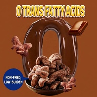 65g Snacks de céréales au fromage gonflés, saveur chocolat, sans graisses trans, vente en gros personnalisée directe usine pour fêtes KTV