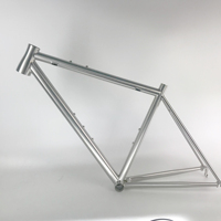 Cadre de vélo de route en titane avec tube de direction intégré et patins de roue interchangeables Cadre de vélo en titane fabriqué par Waltly OEM
