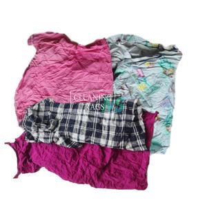 100% Recycled <b>Textile</b> <b>Waste</b> 10kg Industrial Knit Cotton Rags Fabric Scrap Mixed-Color Reused 100% - Product Image 1