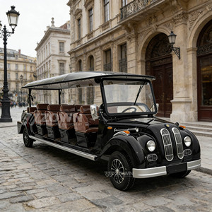 European Style Vintage Electric Classic Car Luxury Retro Sightseeing Vehicle for Resort & Wedding - Product Image 2