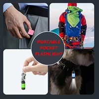 Mini lampe torche portable multifonctionnelle à LED rechargeable par USB, lumière puissante, pour enfants, utilisation domestique, petite torche en plastique