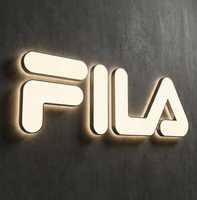 Letrero Comercial con Letras en 3D, Letreros Iluminados LED, Logotipo Personalizado, Letrero Luminoso Retroiluminado para Pared de Tienda o Empresa