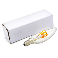 Ampoules LED 3W 120LM sans scintillement AC230/110V 2200-6000K à intensité variable pour éclairage intérieur >95 CRI Garantie 3 ans Construction en verre