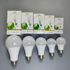 超高輝度家庭用LEDプラスチッククラッドアルミニウム電球ランプe27スパイラルバヨネットソケットb22省エネ電球バブルa60E14