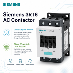 คอนแทคเตอร์ AC ของแท้ Siemens SIRIUS 3RT6 รุ่น 3RT6015 3RT6016 <span class=keywords><strong>3RT6017</strong></span> 3RT6018 3RT6023-3RT6028 สำหรับควบคุมมอเตอร์ 9A 12A 16A 17A 25A 32A - Product Image 3